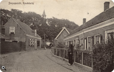 De Schuttestraat te Koudekerke in 1907
