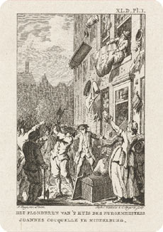 plundering van de woning van Johannes Cocquelle in 1747
