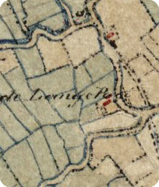 fragment veldminuut Westkapelle met aangifte van hofstede de lange pacht te Koudekerke