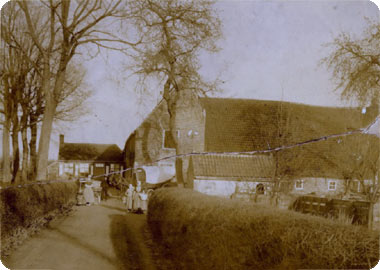 boerderij Lammerenburg omstreeks 1920 in Koudekerke