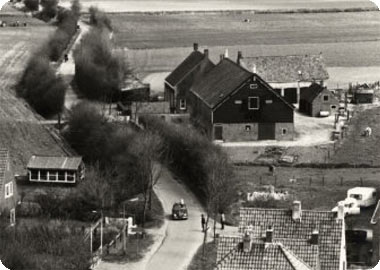 Hofstede Klein lammerenburg te Koudekerke omstreeks 1970