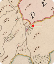 fragment kaart Christoffel Bernaerds 1641