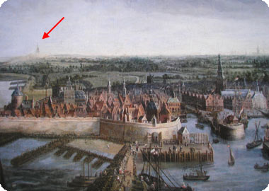 Stadsgezicht op Vlissingen door pieter Saegers in 1699