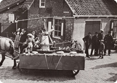 slachthuis op de hoek van de Braamweg en het Lange Weegje