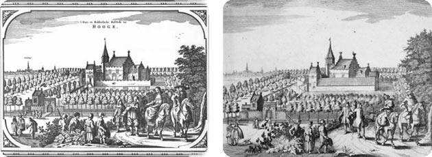 kasteel Ter Hooge te Koudekerke omstreeks 1640