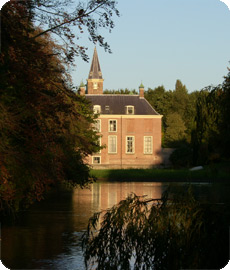 Westzijde kasteel Ter Hooge nabij Koudekerke